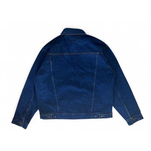 Vintage Wrangler Rugged Wear Men’s Blue Jean Denim Jacket NWT Size L - Picture 8 of 8